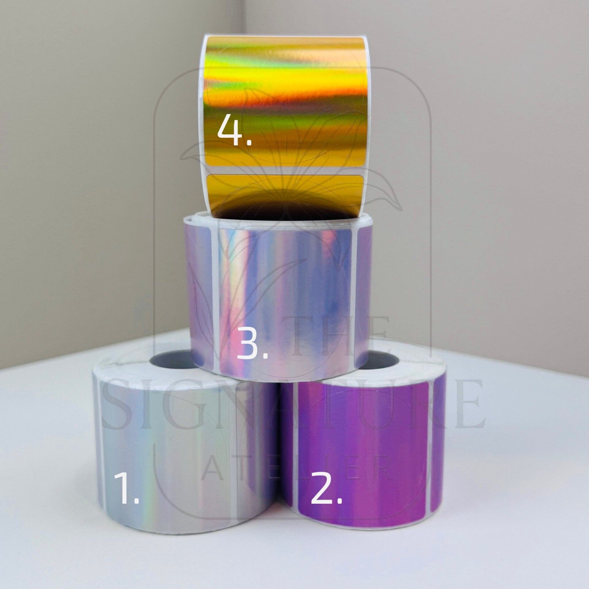 Holografische stickers | Rond 50mm