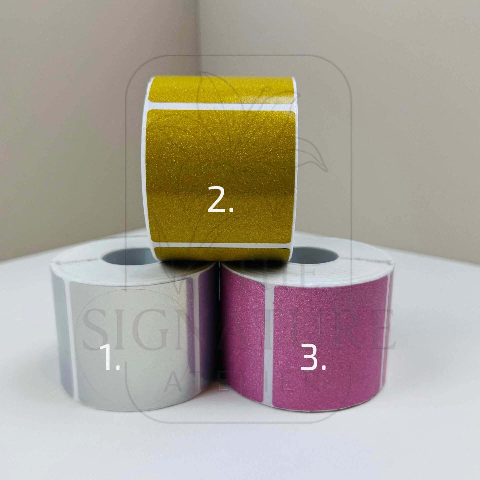 Glitter stickers | Rond 50mm