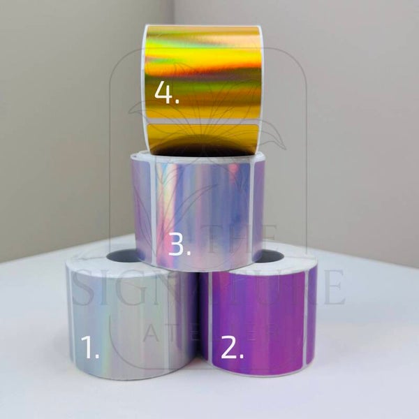 Holografische stickers | Rond 50mm