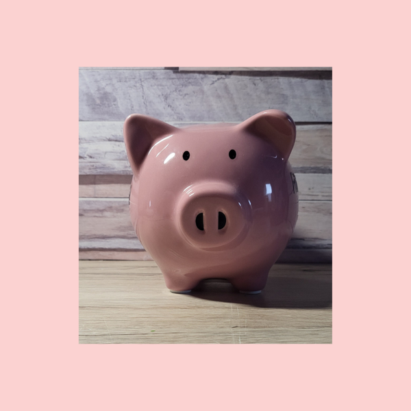 rosanes Keramik Sparschwein in verschiedene Varianten
