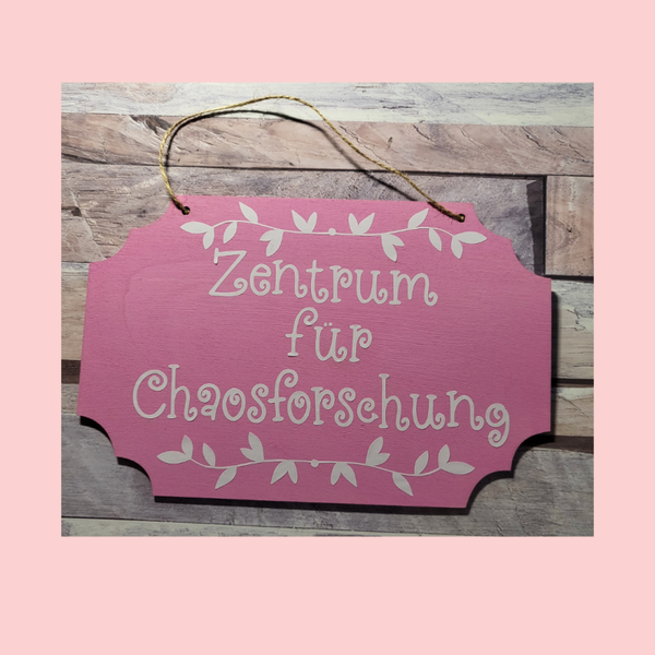 Holzzschilder mit verschiedenen Sprüchen