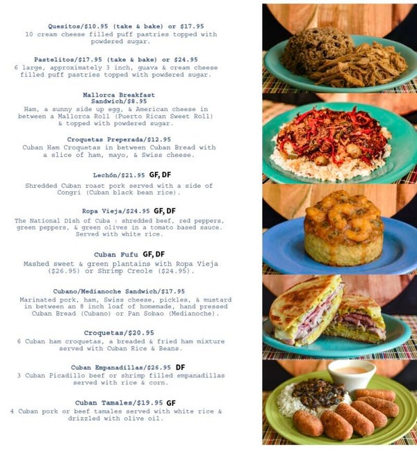 Saturday Menu Ordering