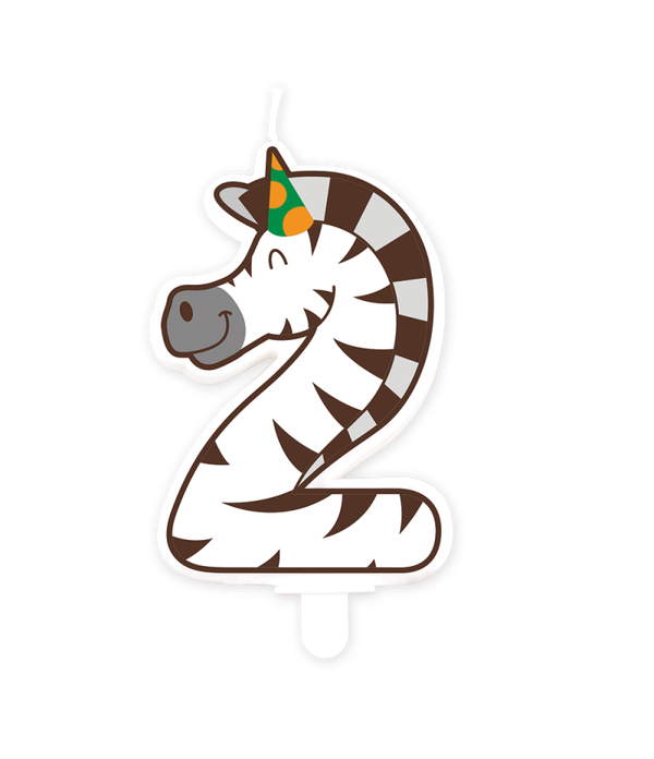 Kaarsje Zebra