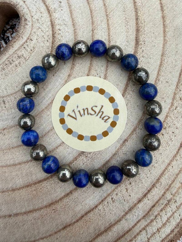 Combinatie van Lapis Lazulli en Pyriet