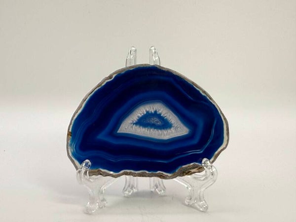 Agaatschijf blauw mini