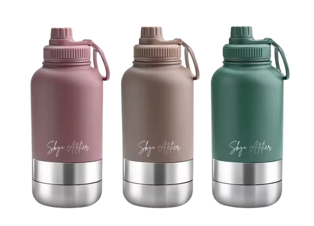 Drinkfles voor hond en baasje 3-in-1