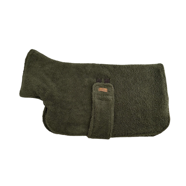 Hondenbadjas Army Green - FIFI's DOG FASHION - Fifi's Chill collection