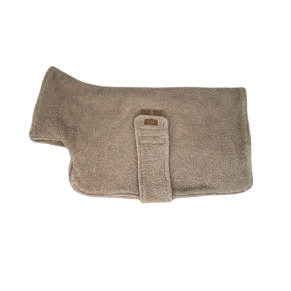 Hondenbadjas voor Teckel /Dachshund Beige - FIFI's DOG FASHION - Fifi's Chill Collection