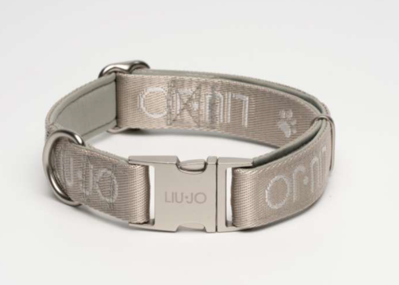 LIU-JO Jacquard halsband met logo en pootjes (PW5202) Caramel