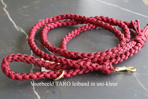 Leiband TARO - effen - 20 kleuren mogelijk