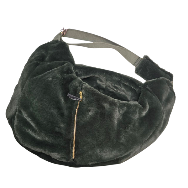FIFI'S DOG FASHION - LUNO Bag Fluffy Army Green
