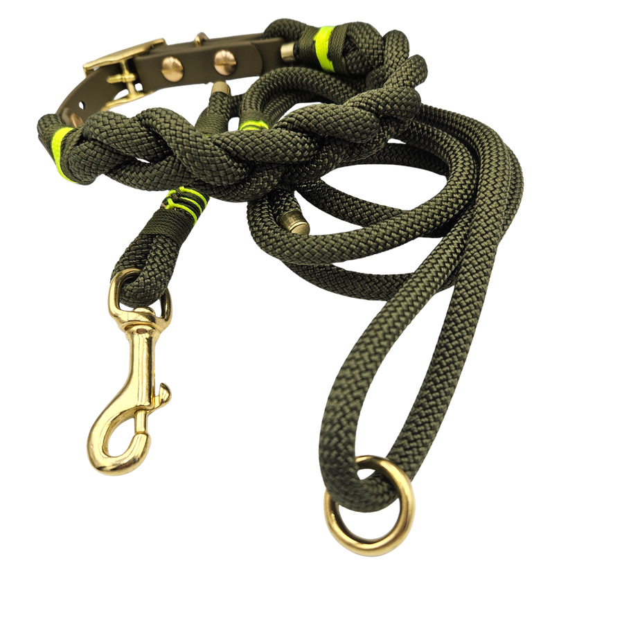 SIRO Halsband Army Green