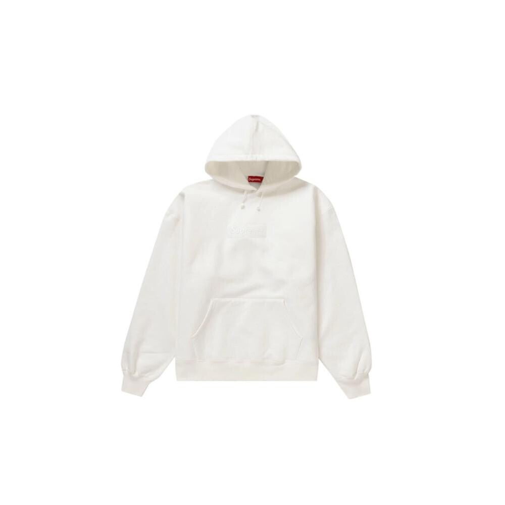 Supreme witte hoodie