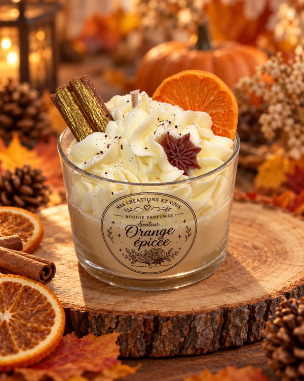 Bougie gourmande Orange épicée