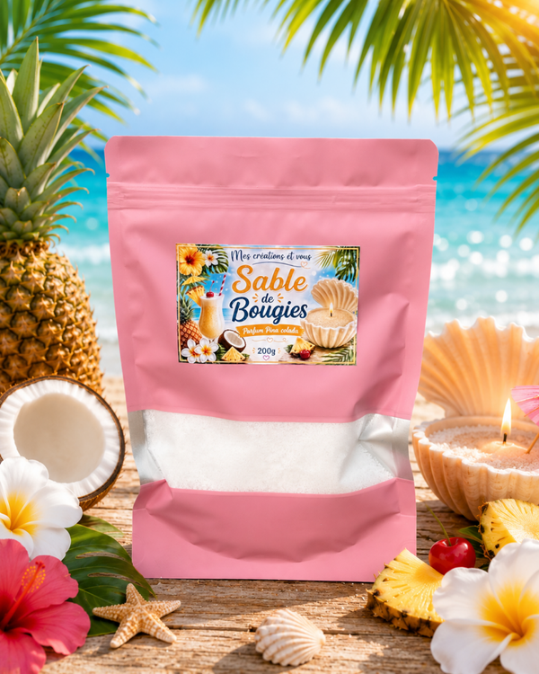 Sable de bougie - Pina colada