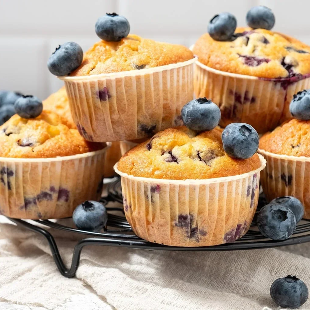 Fondant muffin myrtille