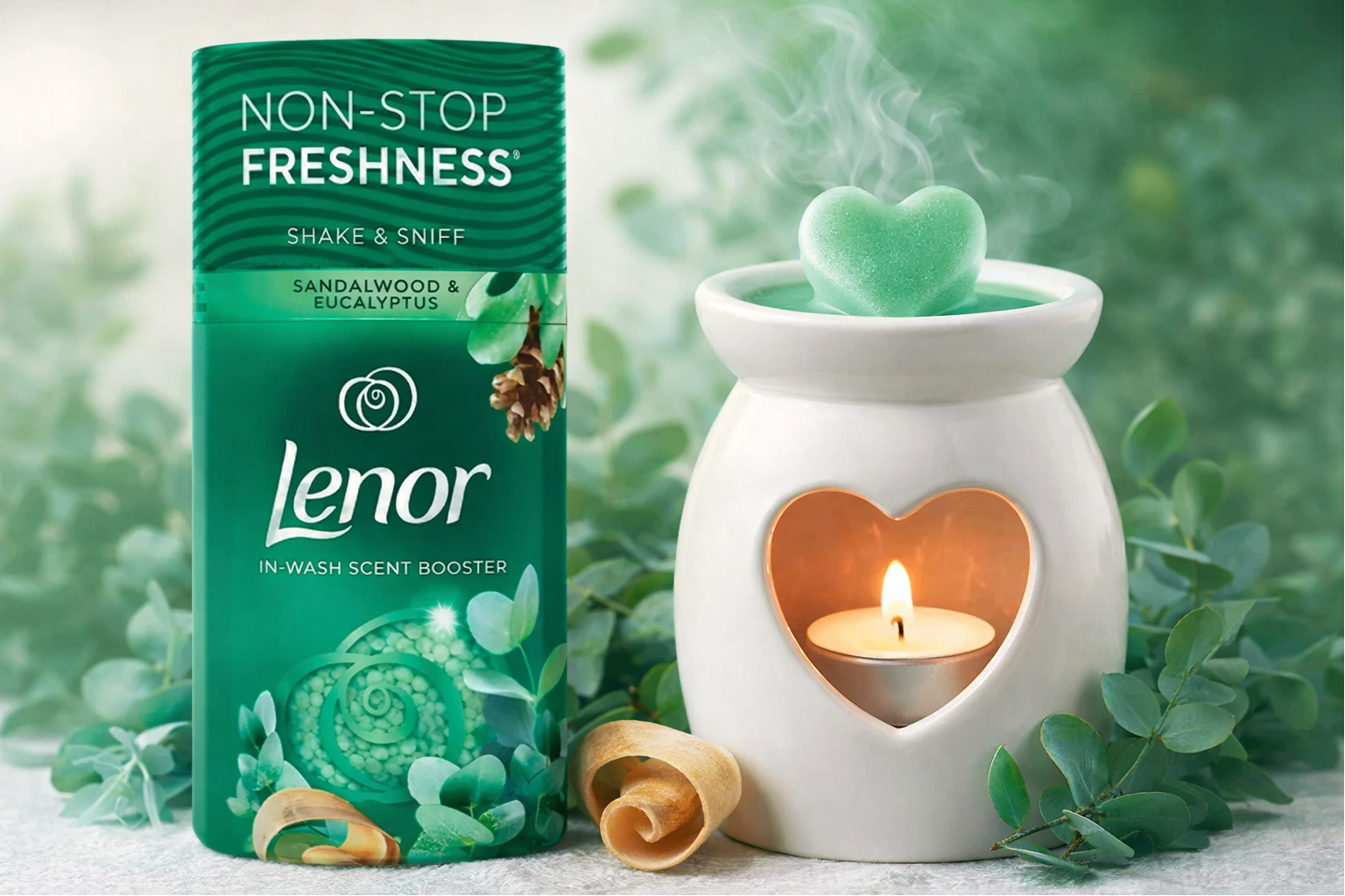 Lenor Sandalwood et Eucalyptus