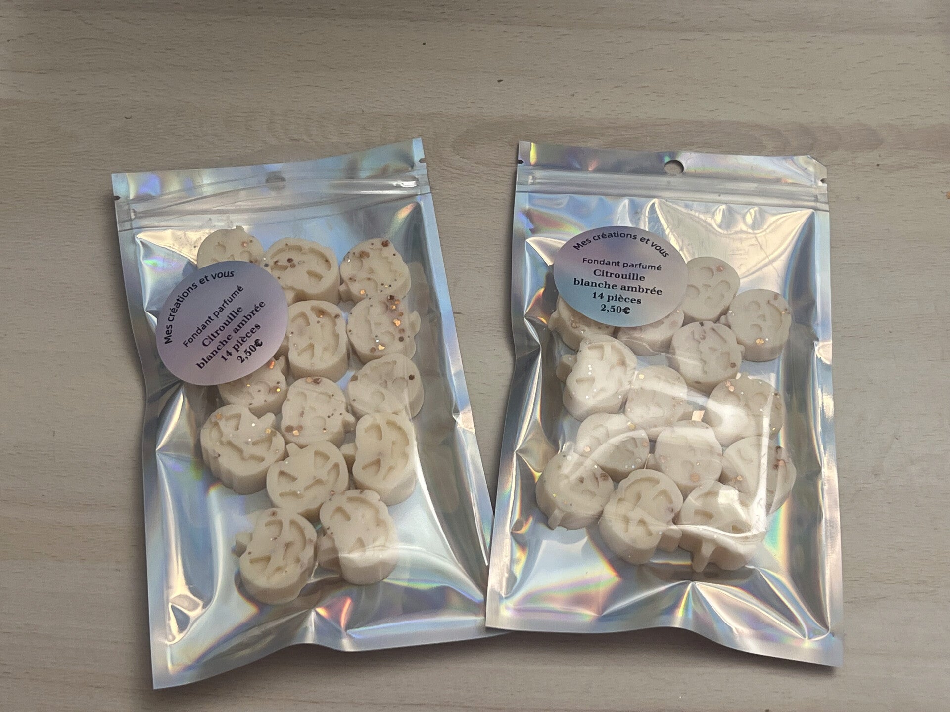 Lot Citrouille ambrée