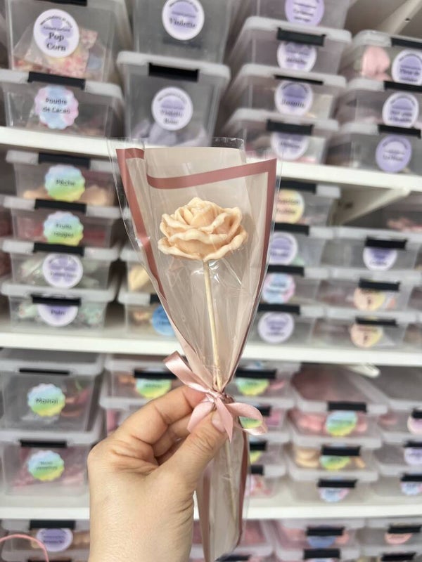 Petite rose couleur Beige - Grand air