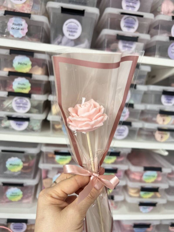 Petite rose couleur rose pâle - Vanille