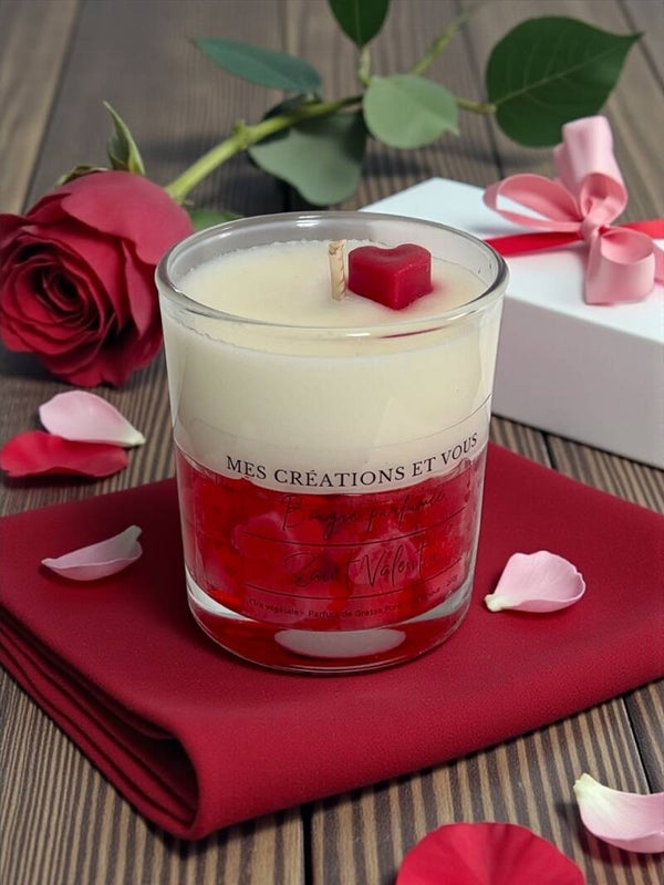 Bougie "Saint Valentin"