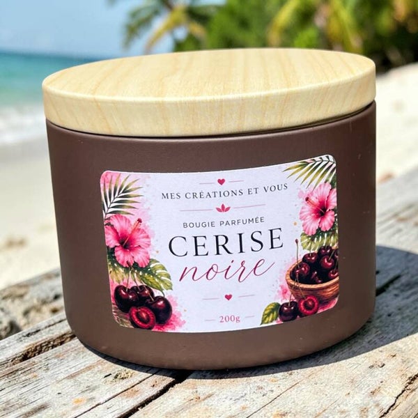 Bougie Cerise noire