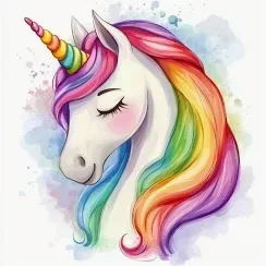 Fondant Licorne