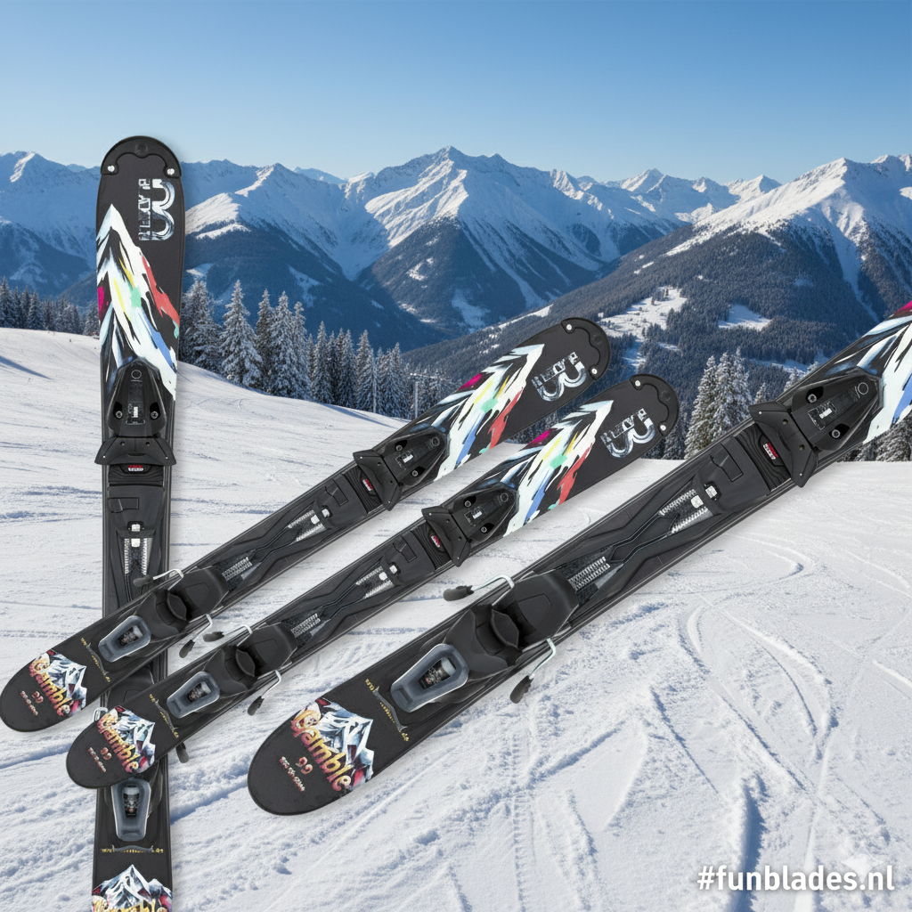 Snowblades Model Gamble  99cm + Tyrolia Power 11 Grip&Walk ski-binding.