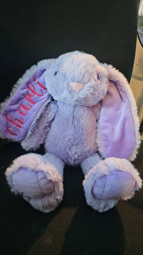 25cm Personalised Bunnies