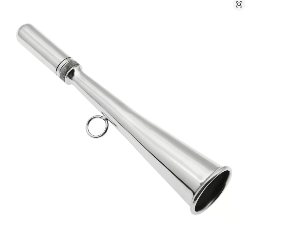 Corne de brume en acier inoxydable, avec embout amovible