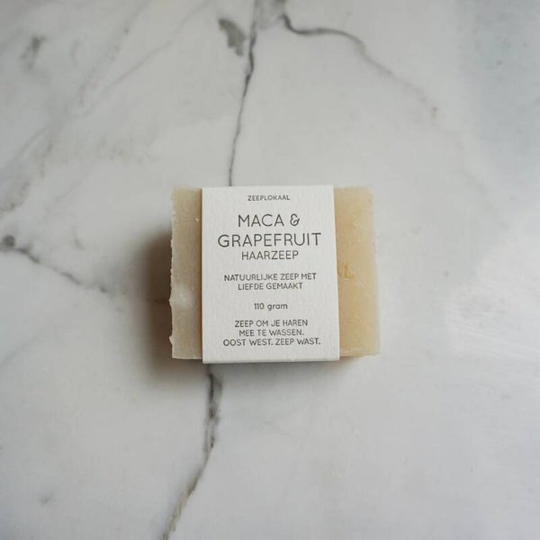 Zeeplokaal Haarzeep Maca & Grapefruit
