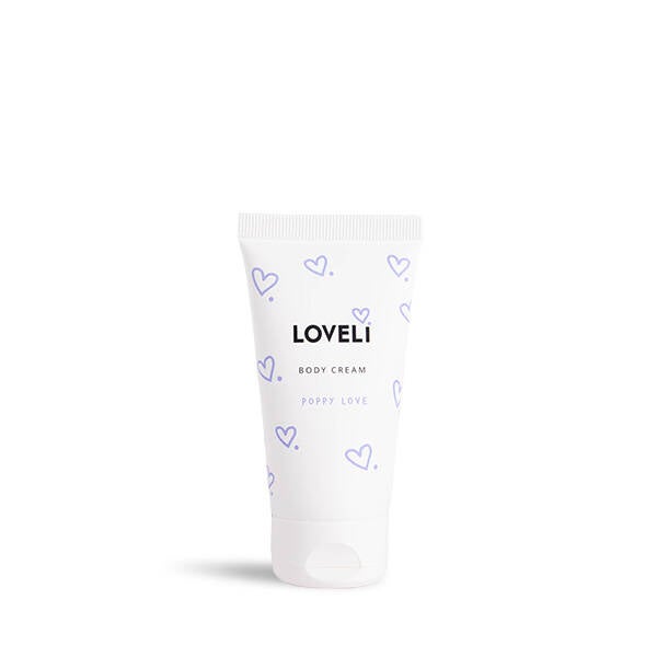 Loveli Body cream Poppy Love travel size