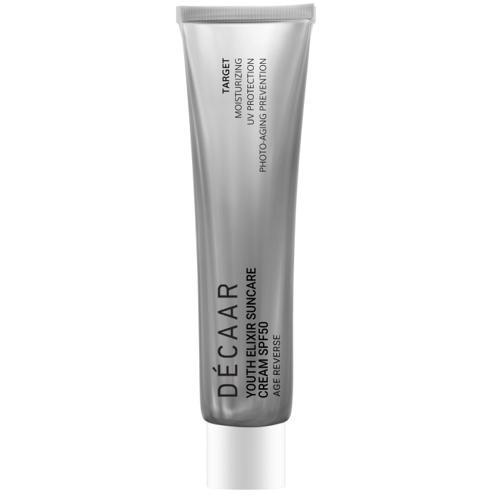 DÉCAAR Youth Elixir Suncare Cream SPF50 - 15ml travelsize