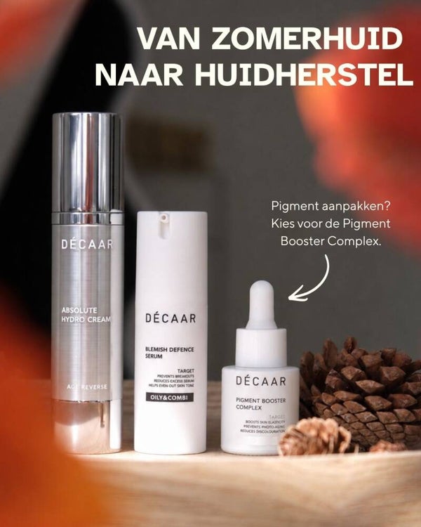Décaar actiepakket Absolute Hydro Cream - Pigment Booster & GRATIS BLEMISH DEFENSE SERUM