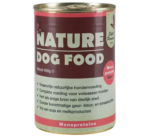 Nature Dog Food Blik - Hert