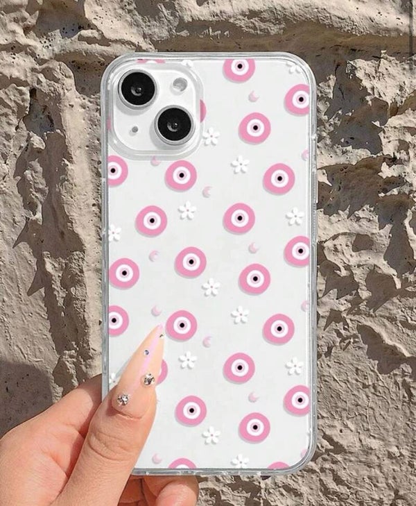 phone case with evil eye print