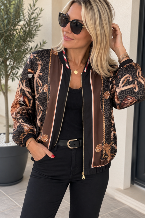 Veste légère marron
