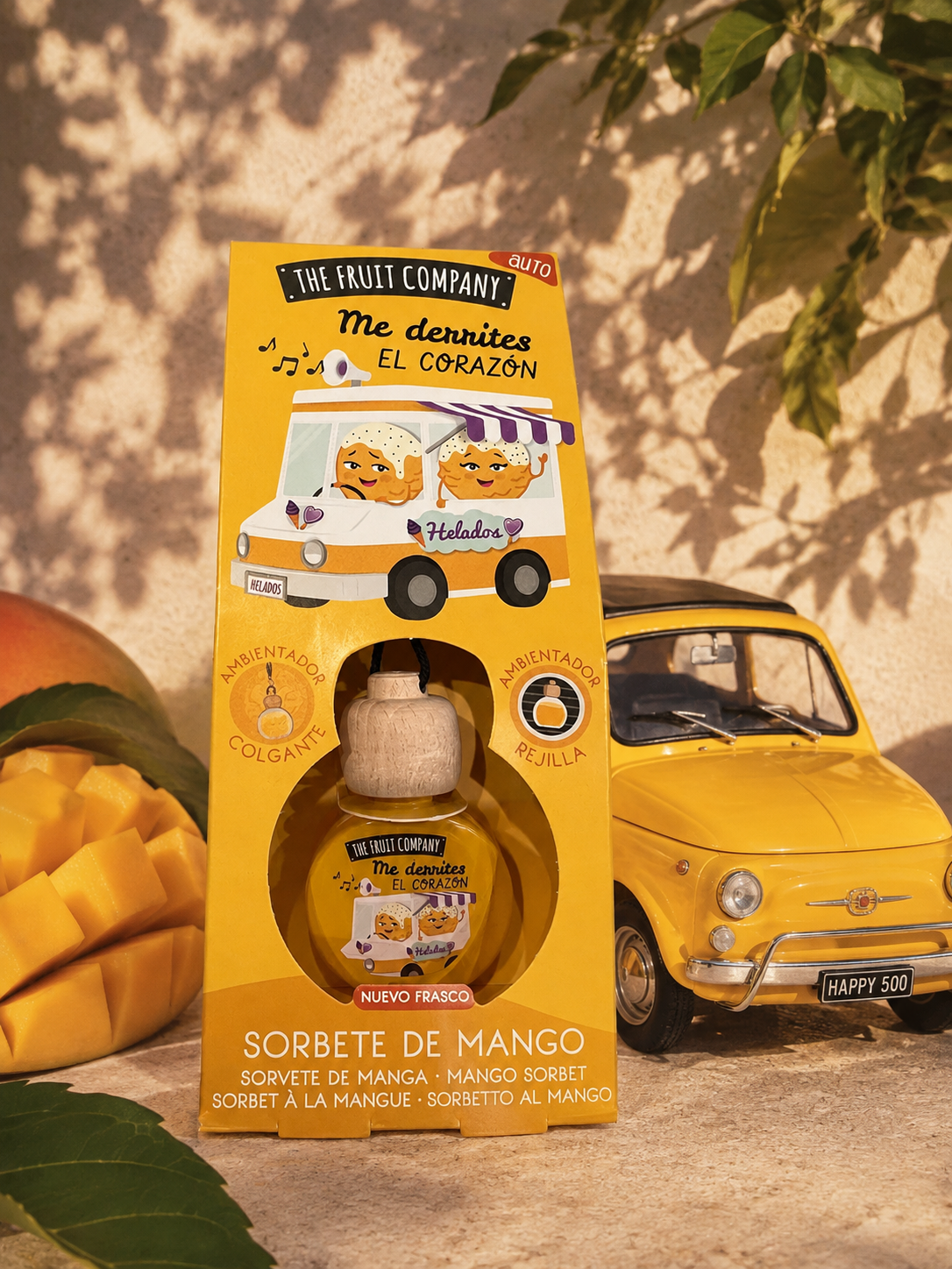 Parfum d'ambiance de voiture Pêche