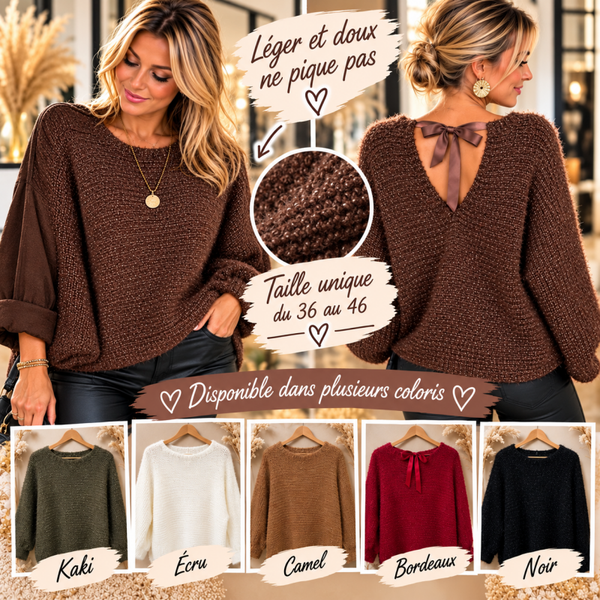 pull brillant noeud