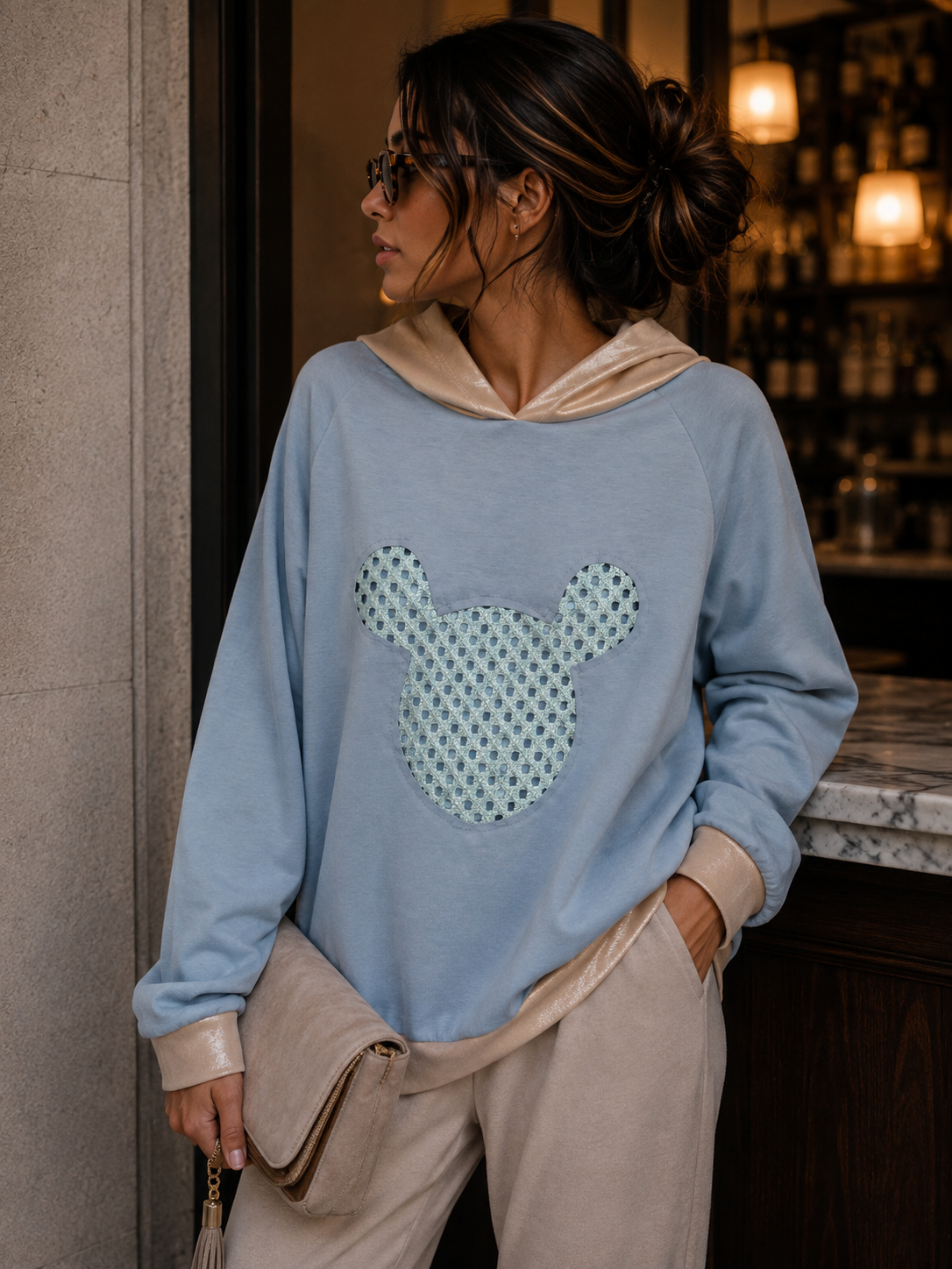 Pull mickey bleu