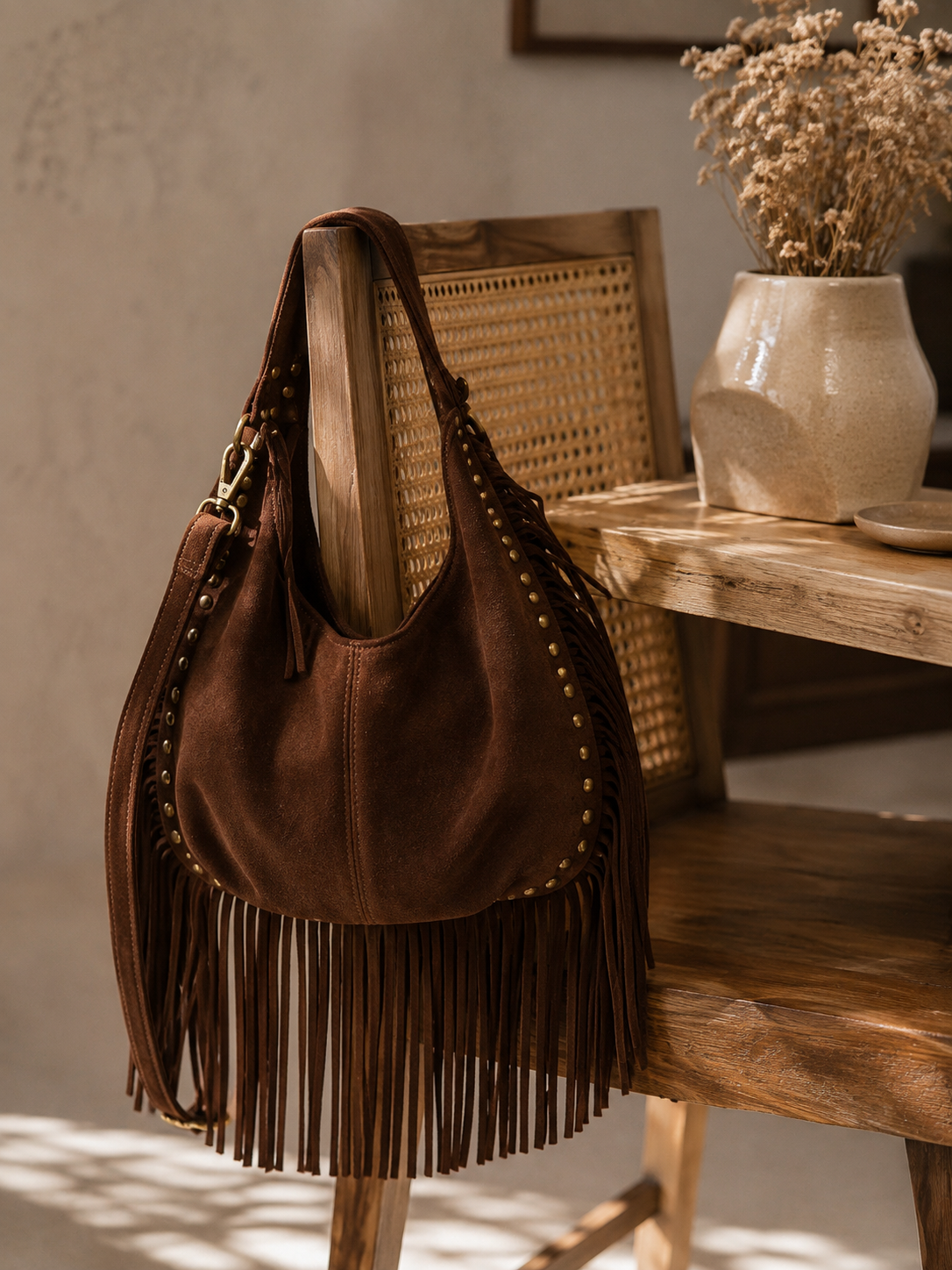 Sac frangine marron