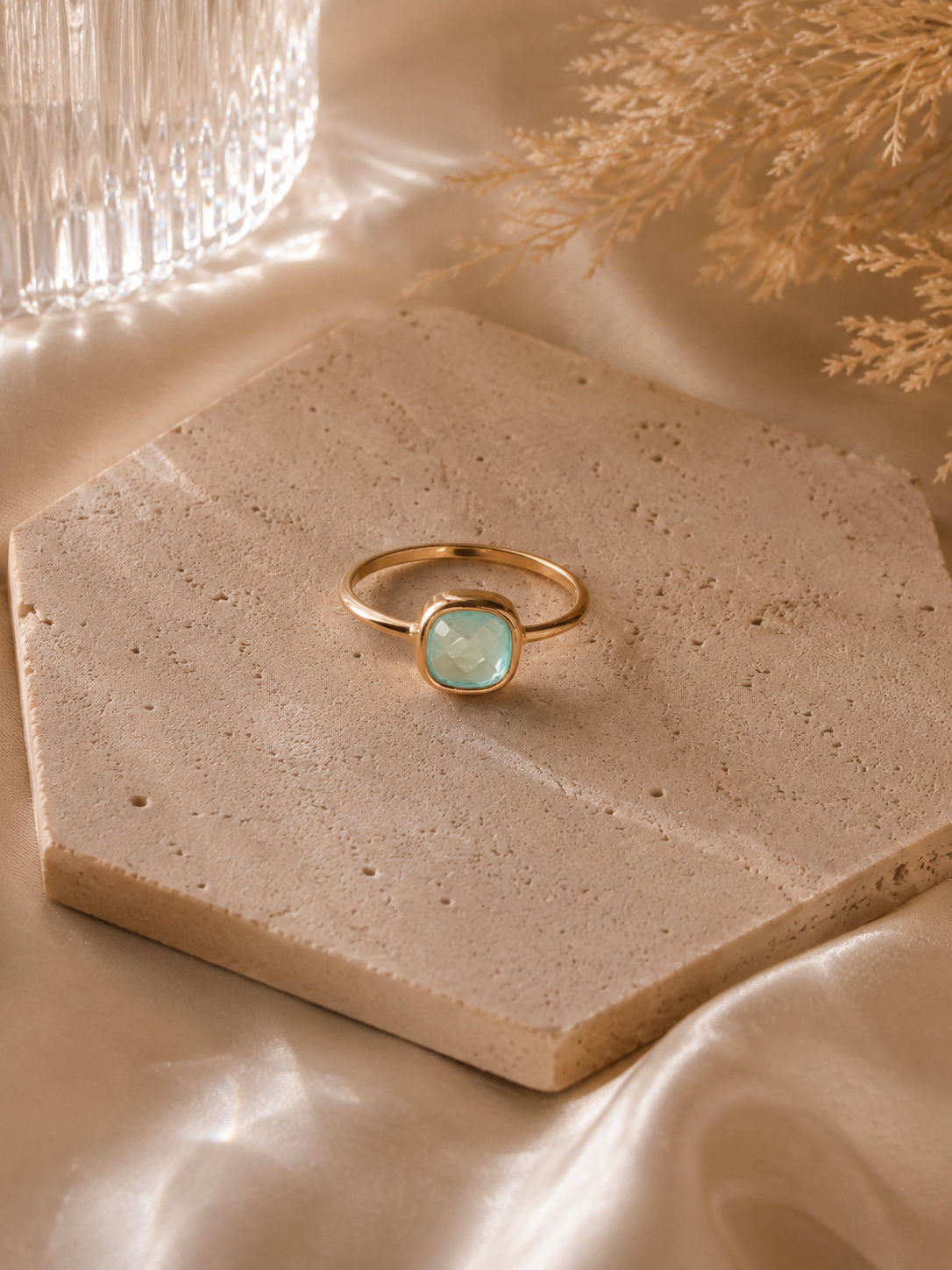 Bague bleu