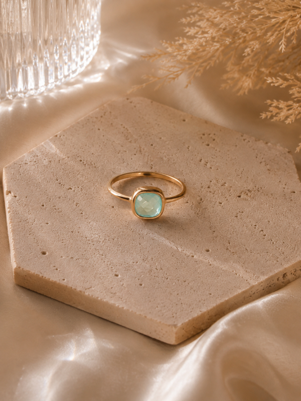 Bague bleu