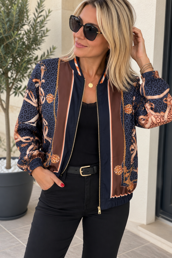 Veste légère bleue