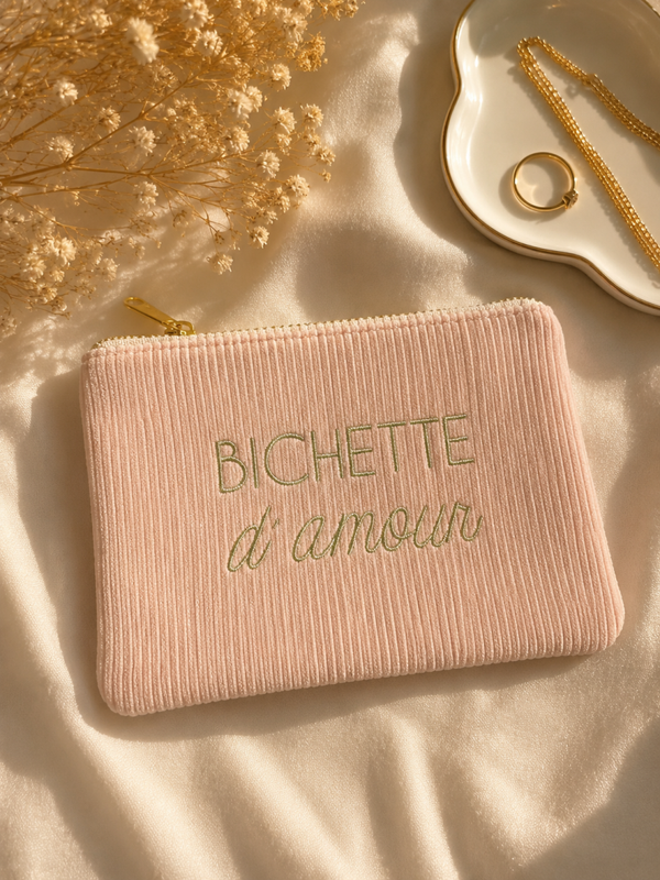 Pochette Bichette rose