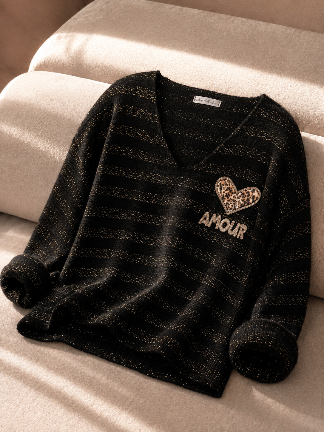 Pull Amour noir
