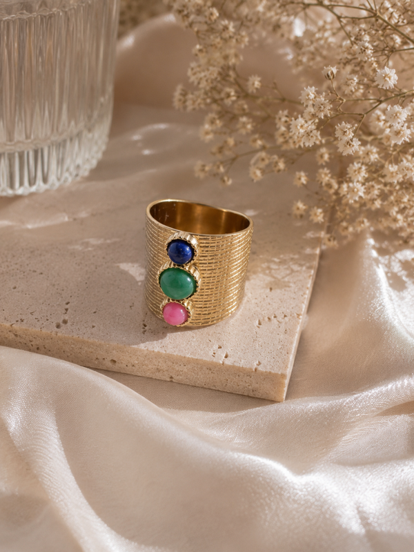 Bague réglable 3 couleurs