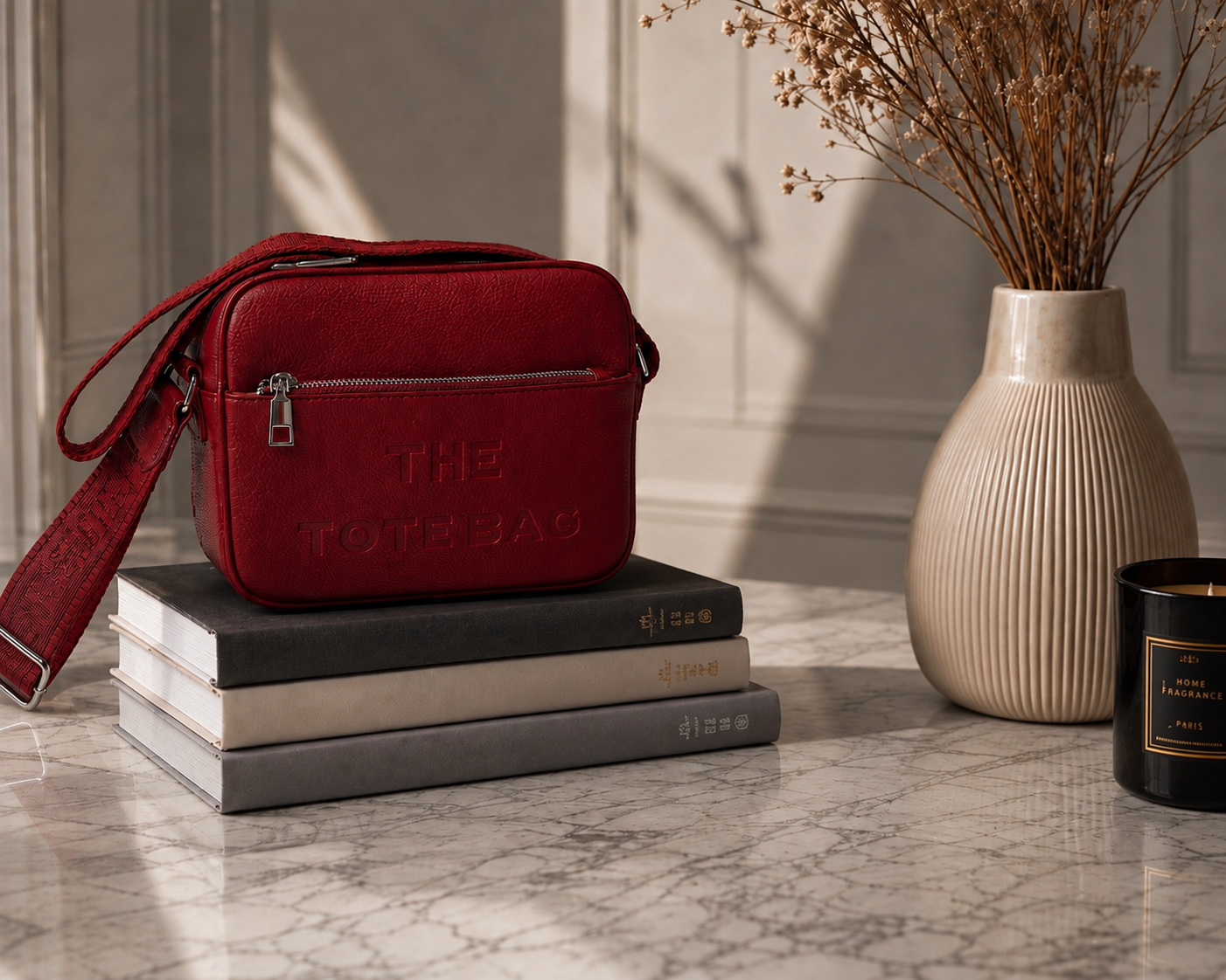 Sac titi rouge bordeaux