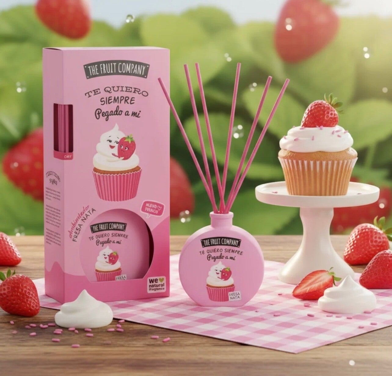 Mikado fraise chantilly