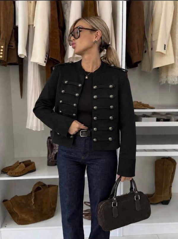 Veste officier noire